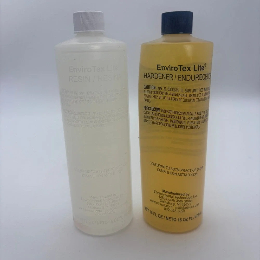 EnviroTex Lite Pour-On High Gloss‎ Finish 32oz Clear Epoxy Resin Kit 02032
